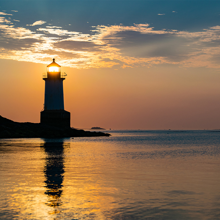 Sunrise at Lighthouse in Salem